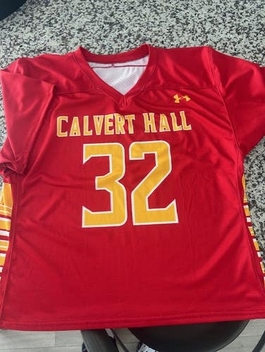 Under Armour Calvert Hall lacrosse game team jersey NEW mens L large