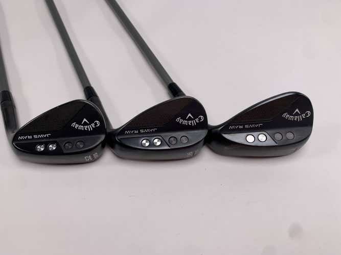 Callaway Jaws Raw Black Plasma Wedge Set 52*10 | 56*10 | 60*10 Catalyst Wedge RH