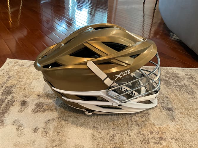 Gold Cascade XRS Pro Helmet (New- used 1 to 2 times only!) SEND OFFERS PLZ. WILLING TO NEGOTIATE!