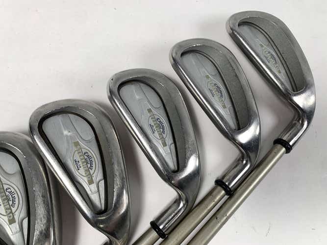 Callaway X-14 Iron Set 4-PW Steelhead X-14 Gems Ladies RH Undersize Grips
