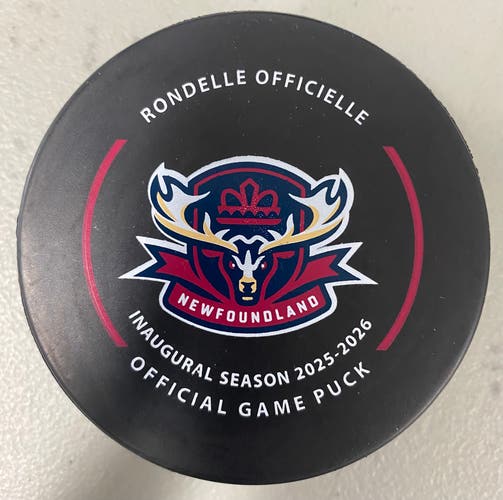 Newfoundland Regiment puck QMJHL