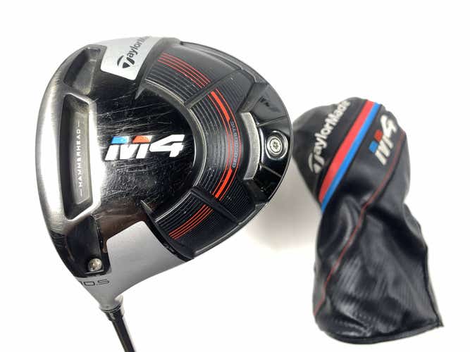 TaylorMade M4 Driver 10.5* Fujikura Atmos Red 5S Stiff Graphite Mens LH HC DENT