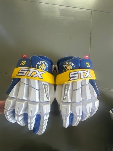 Hofstra STX Surgeon RZR2 Lacrosse Gloves (New)