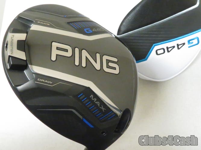 PING G440 Max Driver 9 TOUR 2.0 Chrome 75 Stiff Flex +Cover .. Shop Wear MINT