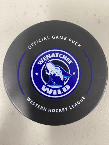 Wenatchee Wild puck