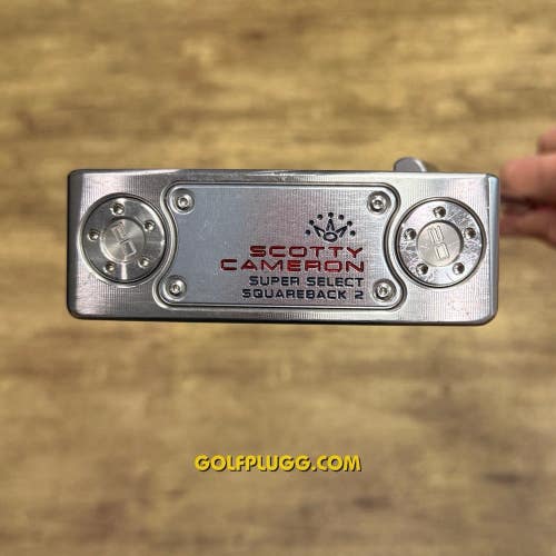 Scotty Cameron Super Select Square Back 2 Putter, 33" (2982)