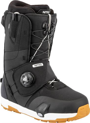 Nitro Venture TLS Step On Compatible Snowboard Boots Men's 10.5 Black 2026