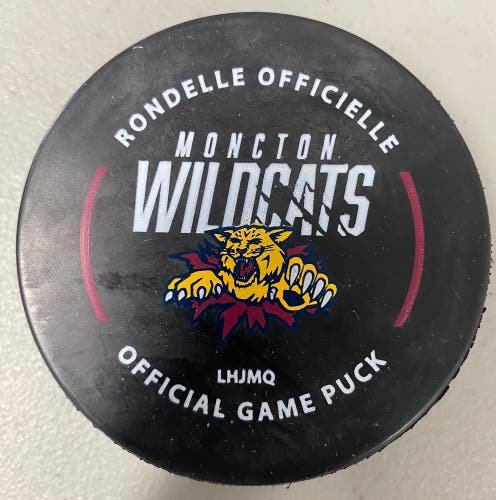 Moncton Wildcats puck