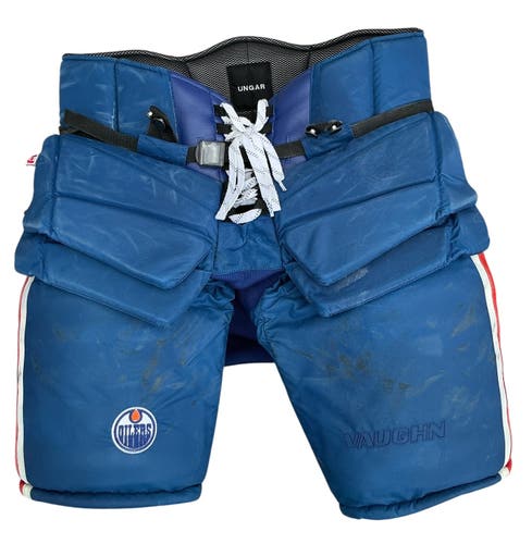 Connor Ungar Oilers Pro Spec Pro Stock Goalie Pants Large (Used) 59726