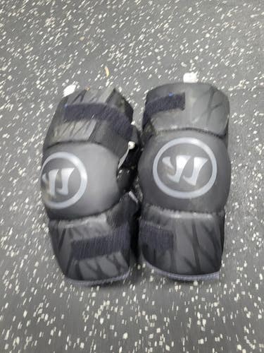 Used Warrior BURN NEXT Lacrosse Arm Pads/Guards Black LG 11849-S000039320