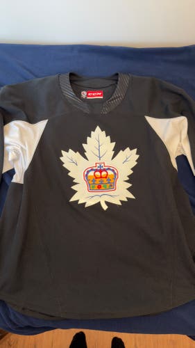 Toronto Marlies Practice Jersey Pro Stock Size 58 Black