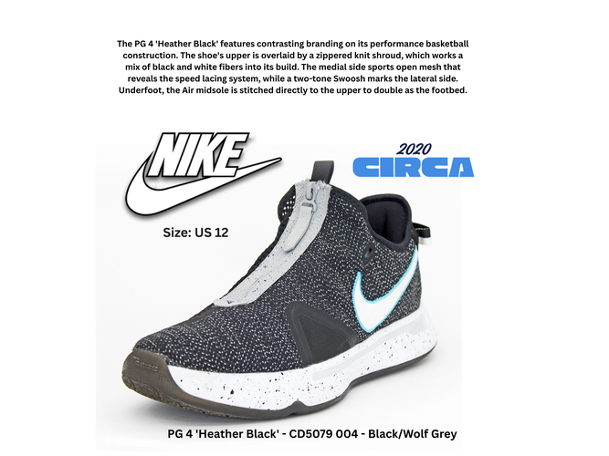 PG 4 'Heather Black' - CD5079 004 - Black/Wolf Grey