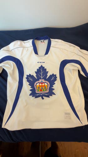 Toronto Marlies Practice Jersey Pro Stock Size 58 White