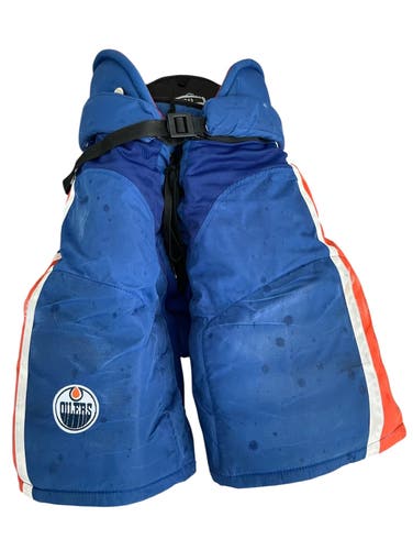 Oilers Senior Medium CCM HP45 Hockey Pants Pro Stock (Used) 98713
