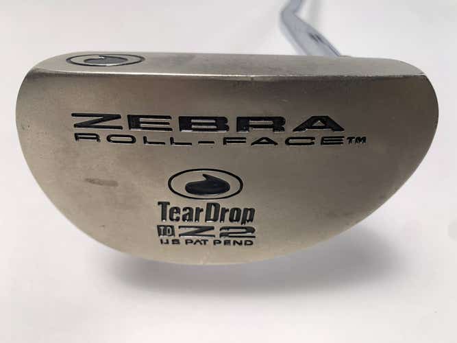 Zebra Roll Face Tear Drop TD Z2 Putter 35" Mens RH