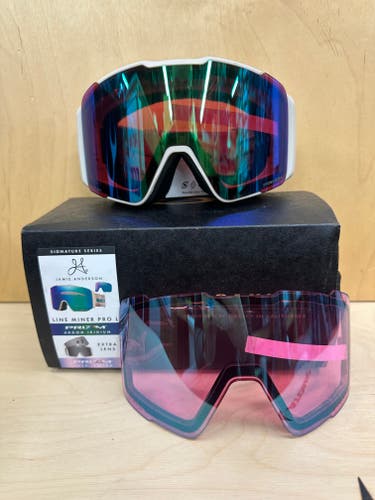 Oakley Line Miner Pro L Ski Goggles- Color: Jamie Anderson Signature (New)