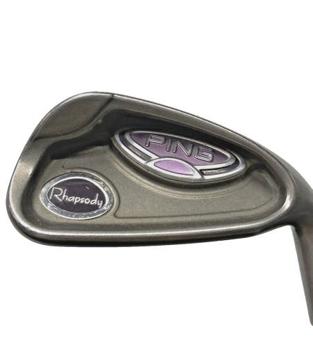 Ping Rhapsody 8 Iron Red Dot 38* RH ULT 129 Ladies Graphite 36" Nice Stock Grip