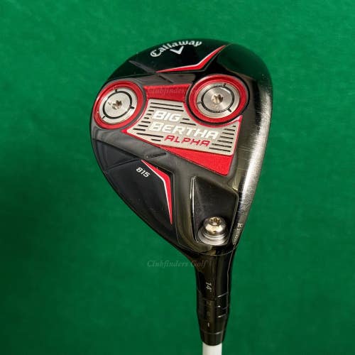 TOUR ISSUE Callaway Big Bertha Alpha 815 14 "TC" Fairway Wood Fubuki J80 XStiff