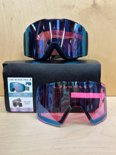 Oakley Line Miner Pro M Ski Goggles- Pacific Corduroy (New)