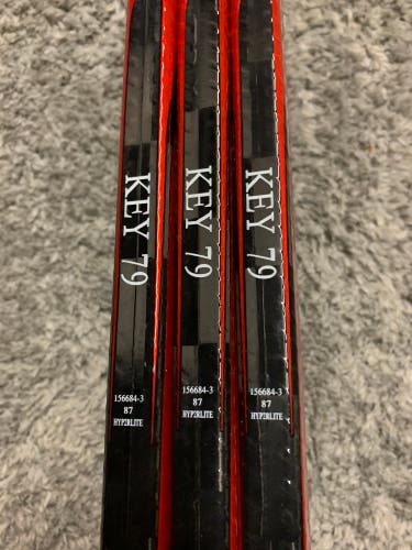3 Pack - Bauer Vapor Hyp2rlite 87 Flex P28 LH KEY 79 Miller Pro Stock Hockey Sticks