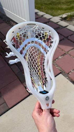 Brand new strung Warrior EVO QX2-O Head "Natural" color