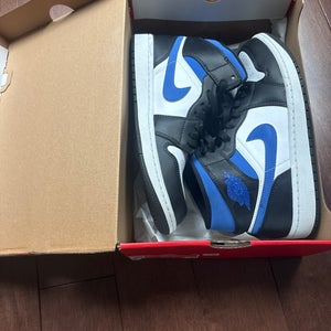 Blue Men's Size M 9.0 (W 10.0) Adult Air Jordan 1 Mid Shoes (Used)