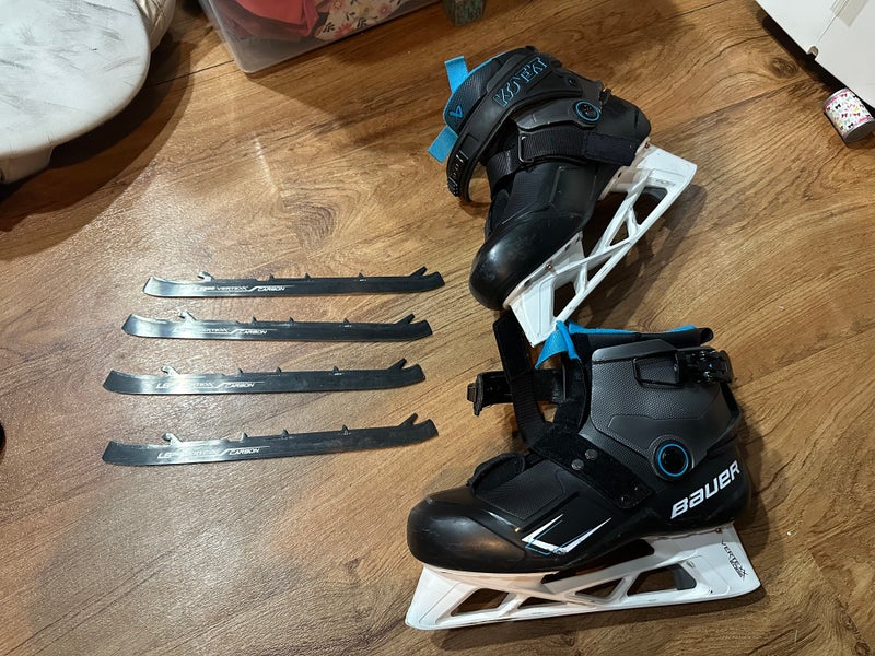 Bauer Konekt Hockey Goalie Skates Extra Wide Width 8.5 (Used)