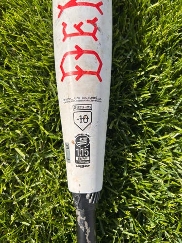 2025 DeMarini The Goods Hybrid USSSA Certified Bat (-10) 20 oz 30" (Used)