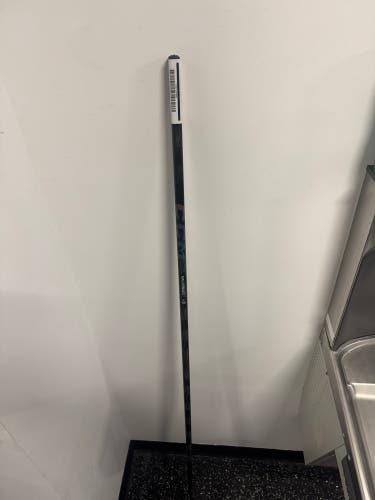 Senior CCM Ribcor Trigger 10 Pro Left Hand (New) wrapped as the Blacked out ghost graphic