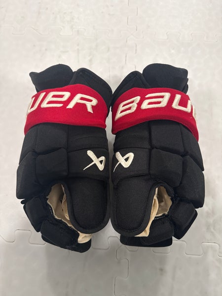 Bauer Supreme Mach Custom Pro Stock Hockey Gloves 14" 4 Nations Canada