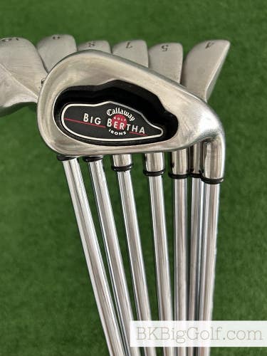 Callaway Big Bertha Iron Set 4-P / True Temper Regular +1