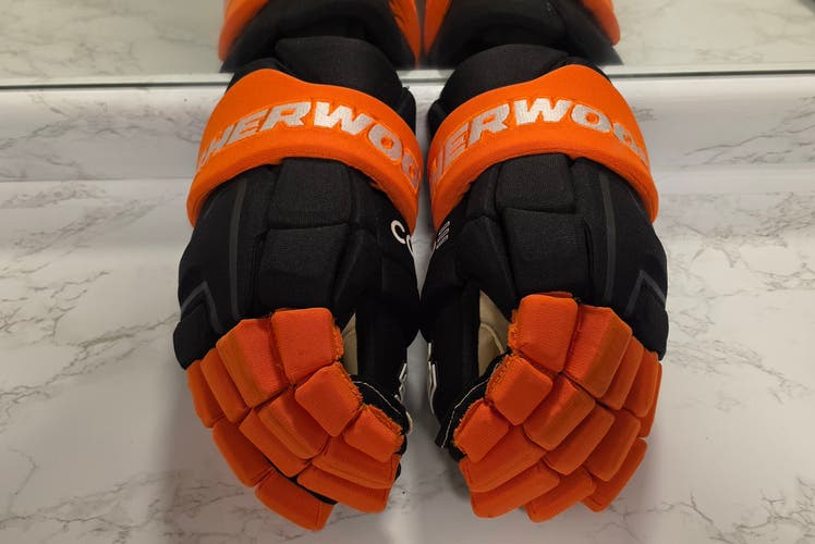 Sherwood Code Encrypt Pro 14" Black/Orange (Anaheim Ducks)