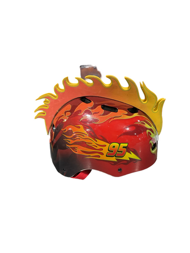 Used LIGHTNING MCQUEEN HELMET Bike Helmet Red One Size 11834-S000050124