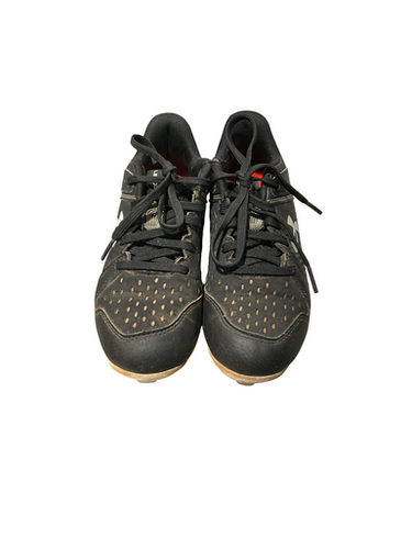 Used Under Armour LEAD OFF CLEATS BB/SB Cleats Black Youth 13.0 11834-S000049932