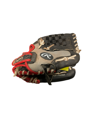 Used Rawlings PLAYMAKER SERIES BB/SB Glove RH Throw Grey 10 1/2" 11834-S000049938