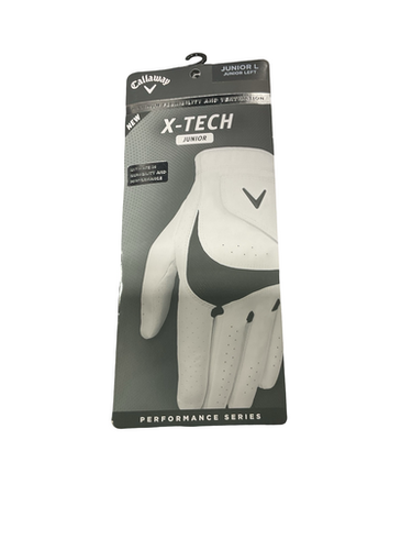 Used Callaway Jr Golf Glove White LG 11834-S000049990