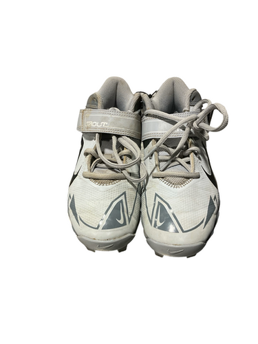 Used Nike TROUT BB/SB Cleats Grey Junior 03.5 11834-S000050016