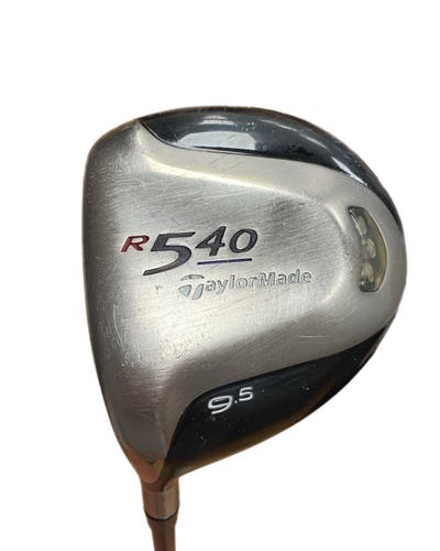 TaylorMade R540 Left Hand Driver Stiff Flex 9.5 Loft with Golf Pride MC Grip