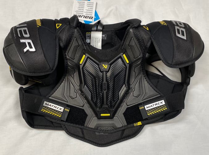 NEW Bauer Supreme Matrix Shoulder Pads, Intermediate Large