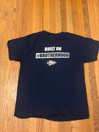 St John Bosco Braves High School Built on Brotherhood Football T-Shirt Size M