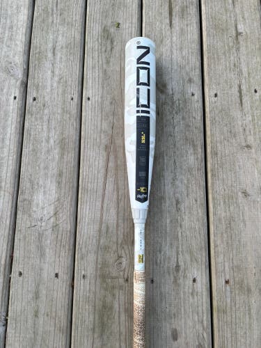 2025 Rawlings Icon Composite USSSA Certified Bat (-10) 19 oz 29" (Used)