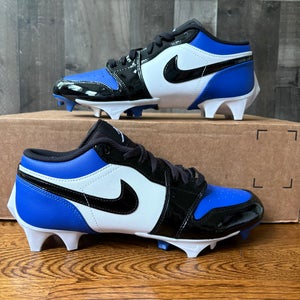 Nike Air Jordan 1 Low TD Football Royal Black White Men’s Size 8.5 FJ6245-401