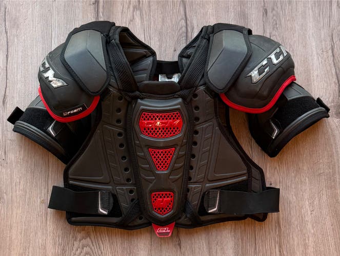 Large Senior CCM U+ CL Shoulder Pads Pro Stock (Used)