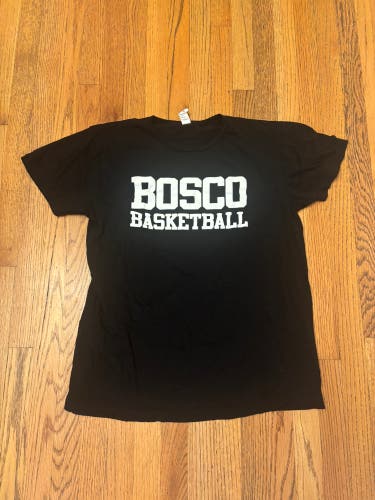 St John Bosco Braves High School Basketball T-Shirt Adult Size M NEW