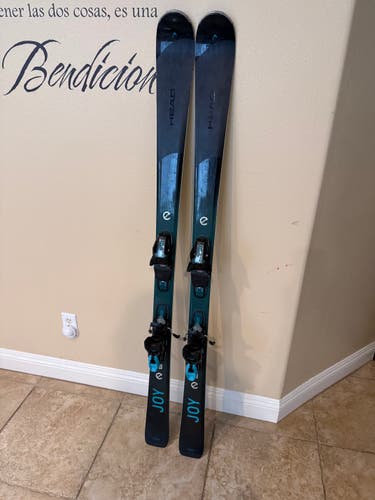 Women's 2024 All Mountain 158 cm HEAD Super Joy Skis With Bindings Max Din 11 (Used)