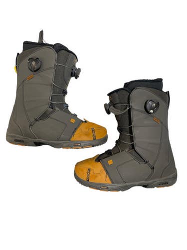 Used Ride LASSO Mens Snowboard Boots Black Senior 6.5 11873-S000238545