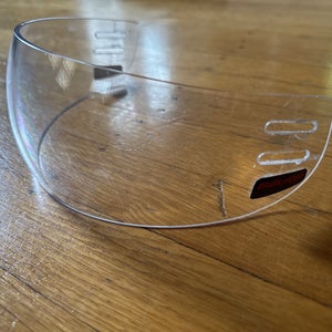 Bauer Pro Straight Visor Clear Visor (Used)