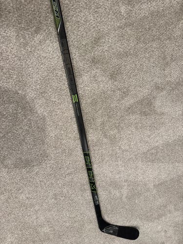 Pro stock CCM Ribcor Reckoner hockey stick made for Michael Rasmussen of the Detroit Red Wings