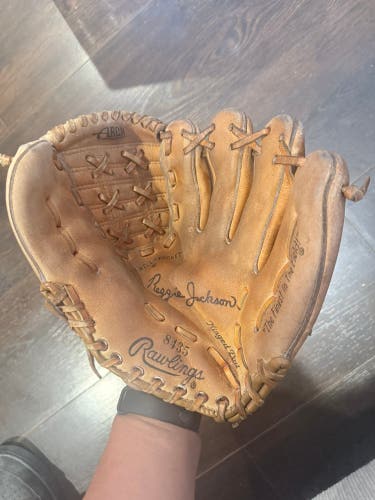 Reggie Jackson Vintage Rawlings 8435 FastBack Baseball Glove Basket Web RHT