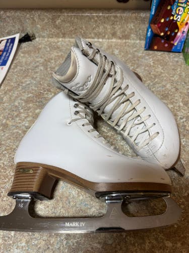 SR 6.5 Don Jackson Ultima Evo Figure Skates Adult 6 1/2 regular ice skate